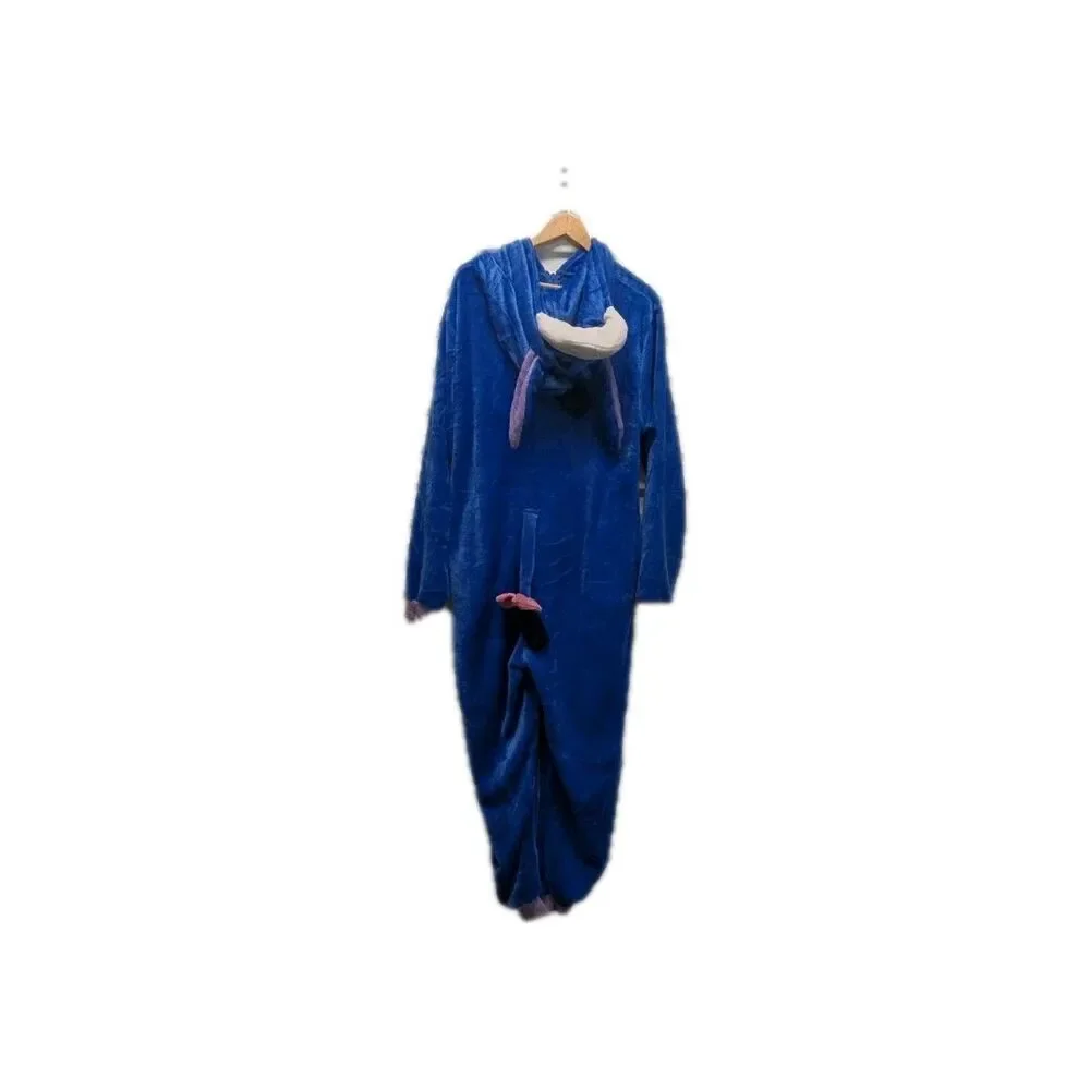 Disney Winnie The Pooh EEyore One Piece Hoodie Sleepwear Suit Anmi Bobu XL - Picture 5 of 6